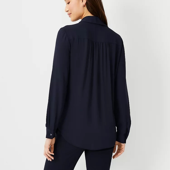 NWT Ann Taylor Camp Shirt - Picture 7 of 9